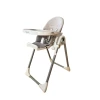 Стульчик для кормления Ivolia PRUM_Q1, 6+ мес, серый/белый Стульчик для кормления Ivolia PRUM_Q1, 6+ мес, серый/белый