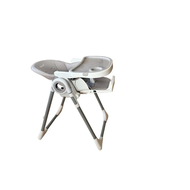 Стульчик для кормления Ivolia PRUM_Q1, 6+ мес, серый/белый Стульчик для кормления Ivolia PRUM_Q1, 6+ мес, серый/белый
