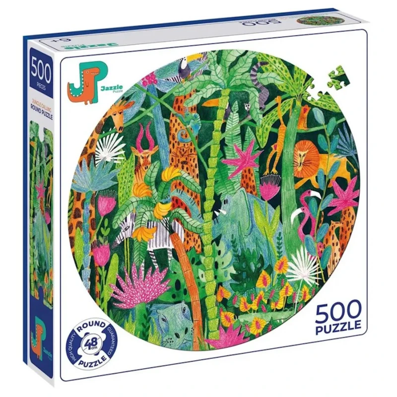 Pazl Jazzle Puzzle Jungle Calling, 48 sm, 500 hissə Pazl Jazzle Puzzle Jungle Calling, 48 sm, 500 hissə