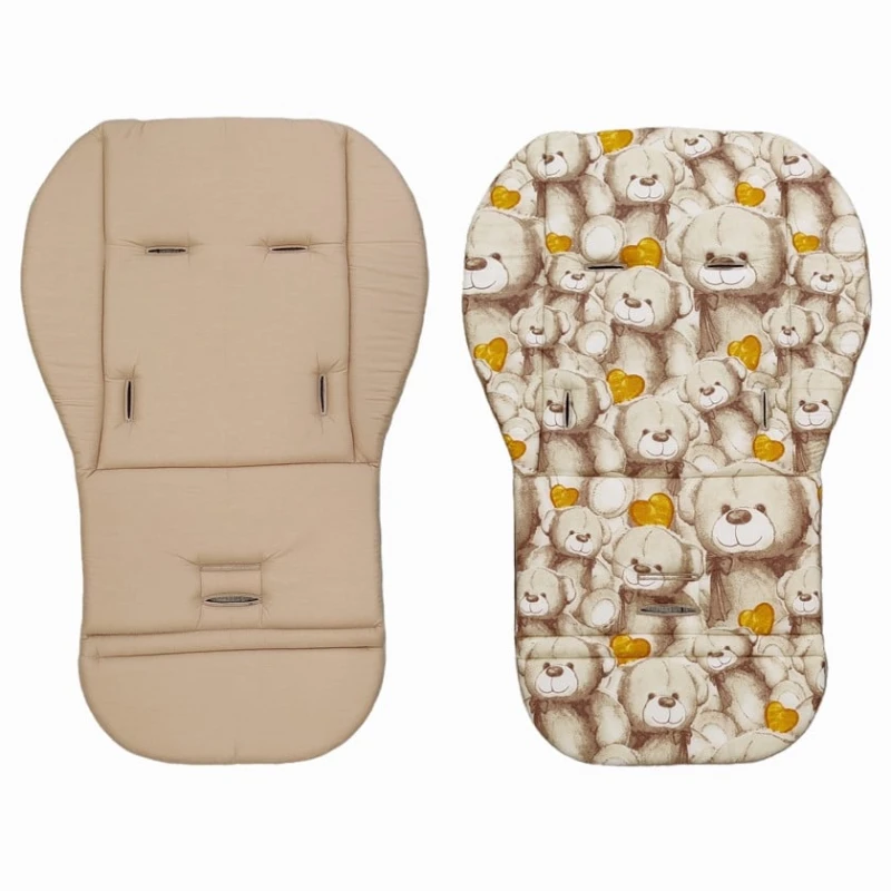 Матрас для коляски Softcare, коричневый, 78х33 см