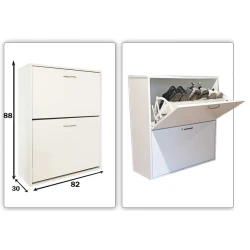 Тумба для обуви Ev Plus 12116034, ЛДСП, 82x30x88 см