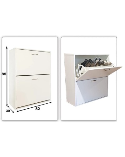 Ayaqqabı üçün tumba Ev Plus 12116034, LDSP, 82x30x88 sm