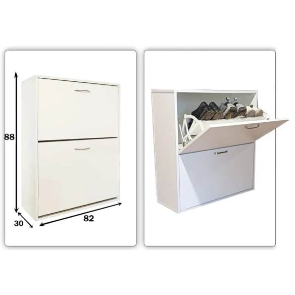 Тумба для обуви Ev Plus 12116034, ЛДСП, 82x30x88 см Тумба для обуви Ev Plus 12116034, ЛДСП, 82x30x88 см