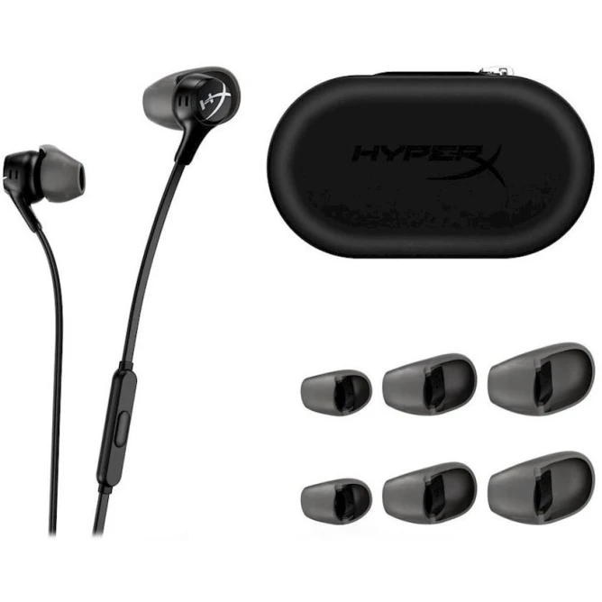 Проводные наушники HyperX Cloud Earbuds II 3.5 мм Black (70N24AA) Проводные наушники HyperX Cloud Earbuds II 3.5 мм Black (70N24AA)