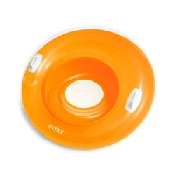 Надувной круг-кресло Intex 58883 Отдых, оранжевый, 119 см