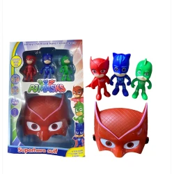Набор фигурок PJ Mask, 10 шт, 15x18 см Набор фигурок PJ Mask, 10 шт, 15x18 см