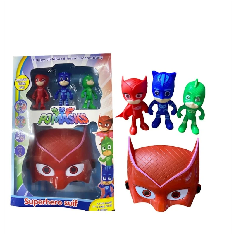 Набор фигурок PJ Mask, 10 шт, 15x18 см Набор фигурок PJ Mask, 10 шт, 15x18 см