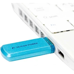 Флешка Silicon Power Helios 101 64GB USB 2.0, Blue
