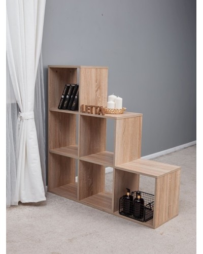 Stellaj Letta LDSP, bej, 105х32х105 sm