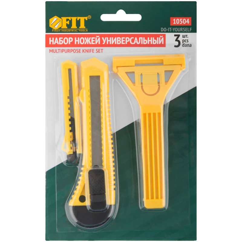 Набор cтроительных ножей 10504 Набор cтроительных ножей 10504