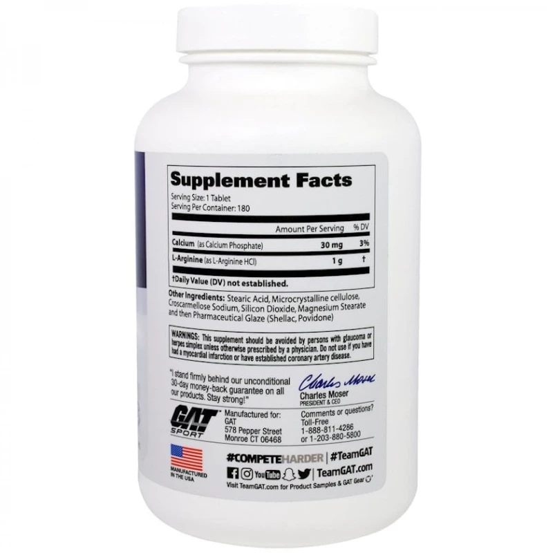 Aminturşu L-Arqirin GAT, 1000 mq, 180 kapsul