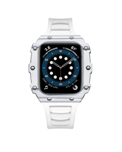 Qayış və çexol Greatcase SW636 Apple Watch 45mm üçün White