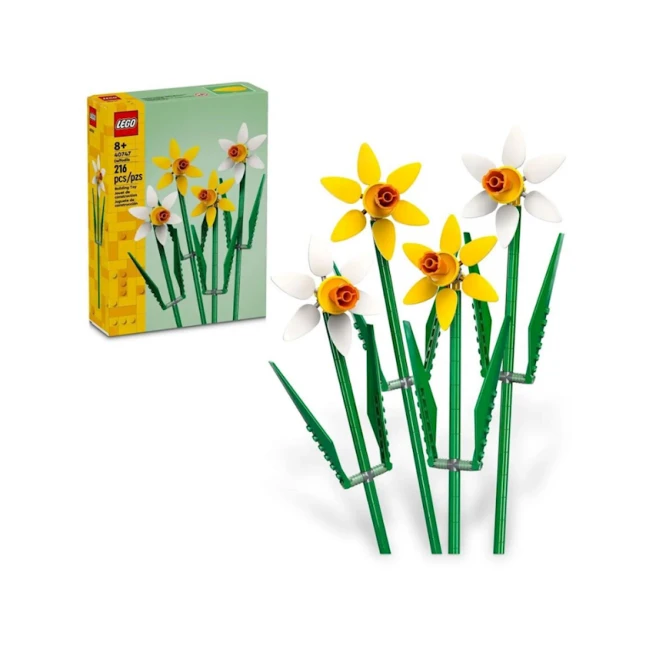 Конструктор LEGO Daffodils 40747, 8+ лет, 216 элементов