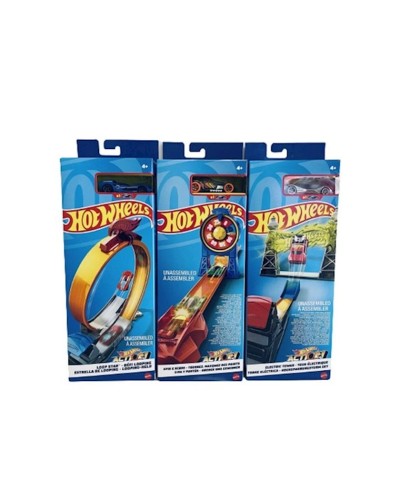 Avtotrek Hot Wheels Action Dəli məşqlər FWM85, 4+ yaş, çeşiddə