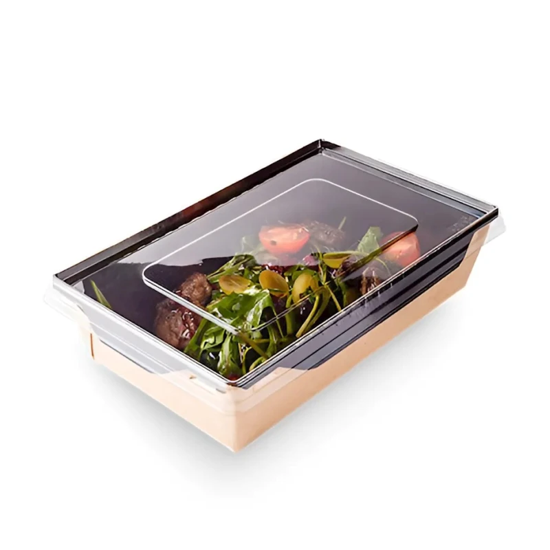 Salat üçün birdəfəlik konteynerlər Loyal-3497039481, 600 əd, qəhvəyi