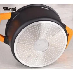 Кастрюля DSP FRD28002, алюминий, черная, 28 см, 280 мл Кастрюля DSP FRD28002, алюминий, черная, 28 см, 280 мл