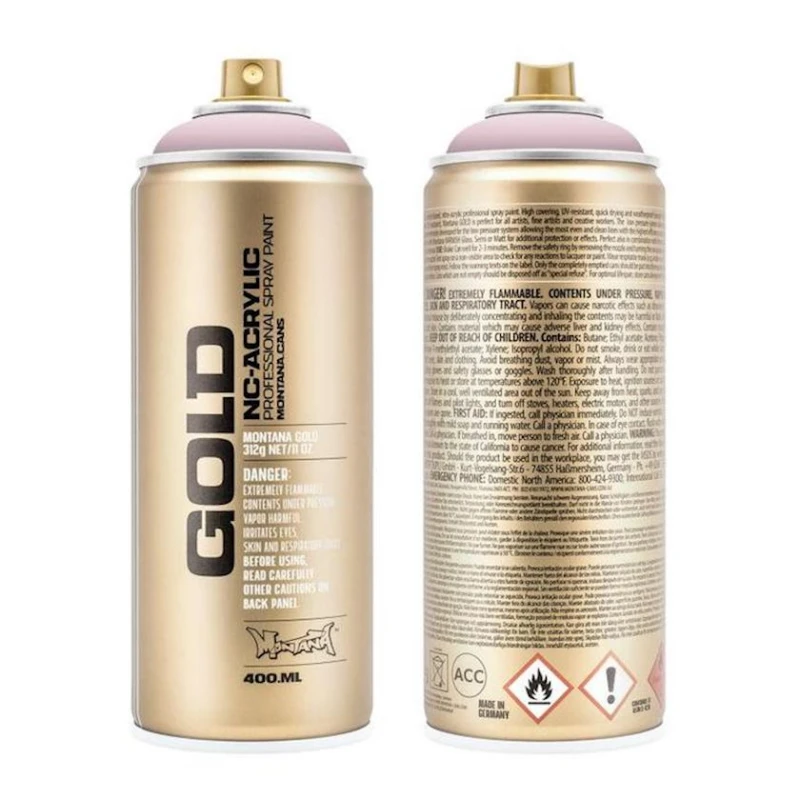 Aerozol boya Montana Gold G4000 Pale Pink, 400 ml Aerozol boya Montana Gold G4000 Pale Pink, 400 ml