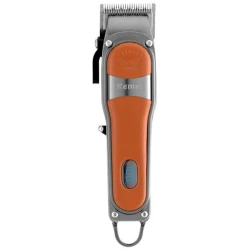 Машинка для стрижки волос Kemei KM-1940 Grey/Orange
