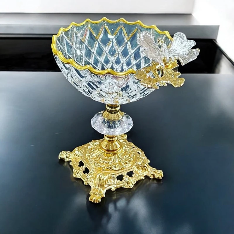 Варенница Gallery Home GH-000209, стекло, прозрачная/золотистая, 12 см Варенница Gallery Home GH-000209, стекло, прозрачная/золотистая, 12 см