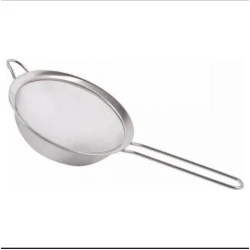 Dəstəli ələk 24 sm, paslanmayan polad, gümüşü