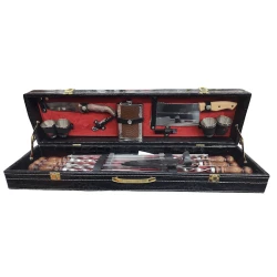 Набор для барбекю Kizlyar AllB004 нержавеющая сталь/дерево, 18 шт