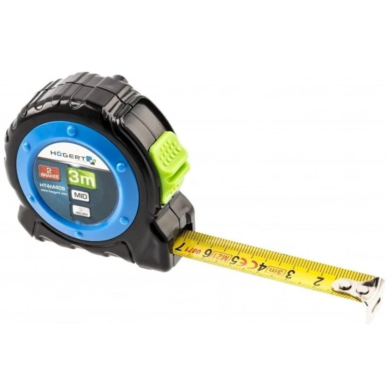 Рулетка Högert 1146086, 3 м x 16 мм