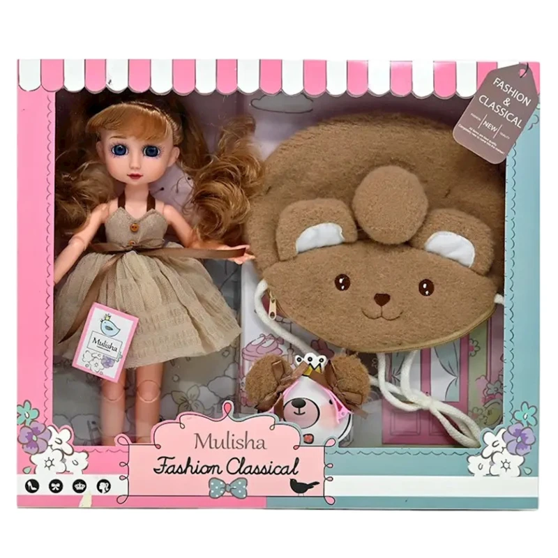 Кукла Happy Toys Mulisha 121, 27 см, 3 года