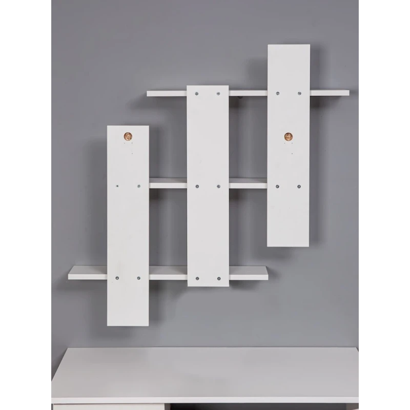 Полка Letta, белая, ЛДСП, 84х15х84 см Полка Letta, белая, ЛДСП, 84х15х84 см