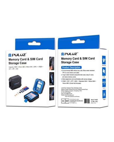 Yaddaş kartları üçün saxlama qabı Puluz PU5001