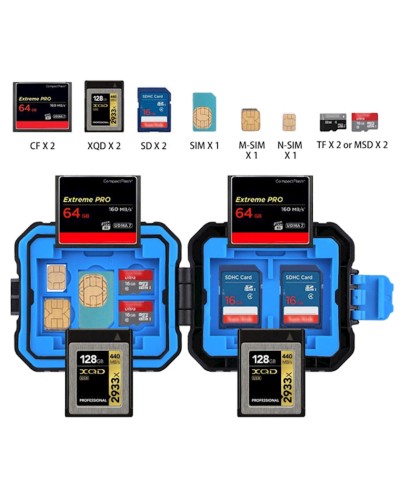 Yaddaş kartları üçün saxlama qabı Puluz PU5001