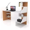 Компьютерный стол Art Mebel Art_Komp_Masası 197, белый/коричневый, 75x140x50 см