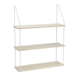 Полка настенная JYSK Hejlsminde, 65x80x20 см, металл/дерево, белый Полка настенная JYSK Hejlsminde, 65x80x20 см, металл/дерево, белый