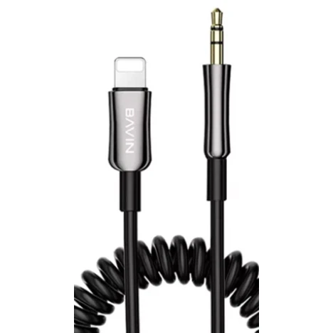 Аудиокабель Bavin AUX38 3.5mm To Lightning Аудиокабель Bavin AUX38 3.5mm To Lightning
