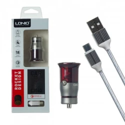 Автомобильное зарядное устройство LDNIO C304Q Type-C