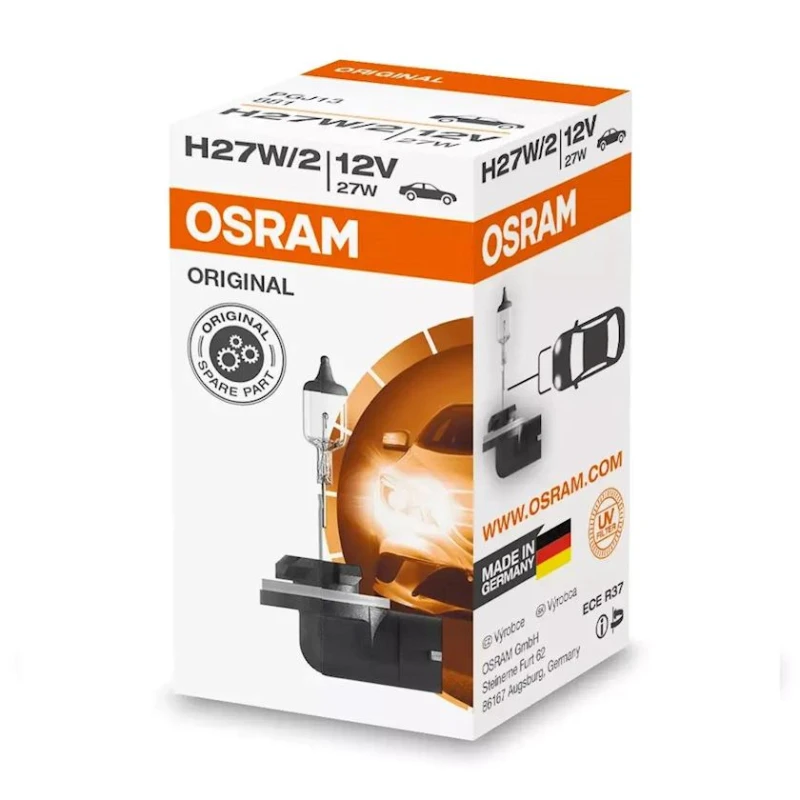 Avtomobilin işıqlandırma cihazları üçün lampa Osram H27W/2, 31 W Avtomobilin işıqlandırma cihazları üçün lampa Osram H27W/2, 31 W