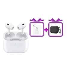 Беспроводные наушники Apple AirPods Pro 2 + Сетевое зарядное устройство 20W Type-C + Чехол для наушников В подарок Беспроводные наушники Apple AirPods Pro 2 + Сетевое зарядное устройство 20W Type-C + Чехол для наушников В подарок