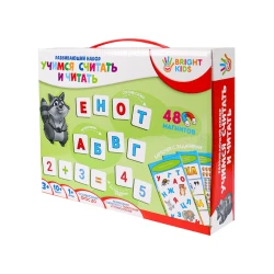 İnkişaf etdirən dəst Bright Kids Учимся считать и читать, 3+ yaş