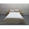 Örtük Miranova FS-537, ikinəfərlik, 230x250 sm, yastıq üzü 50x70 sm,bej