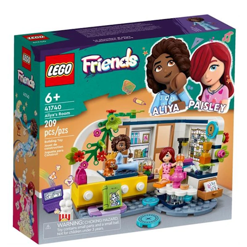Конструктор LEGO Friends Комната Алии 41740, 6+ лет, 209 элементов