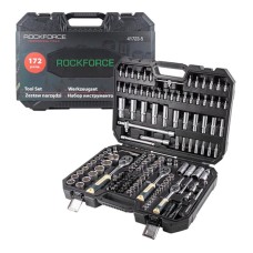 Alətlər dəsti Rockforce RF-41723-5, 172 pr. 1x4, 3x8, 1x2 (6 qr., 4-32 mm)