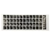 Стикеры для клавиатуры Russian Keyboard Sticker Black