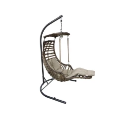 Садовые качели Capri Swings Alacati Plus MyGardenBaku_10010, одноместные, бежевые Садовые качели Capri Swings Alacati Plus MyGardenBaku_10010, одноместные, бежевые