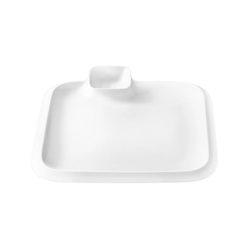 Блюдо Wilmax WL‑992653/A, квадрат, 20x20 см, фарфор, белый