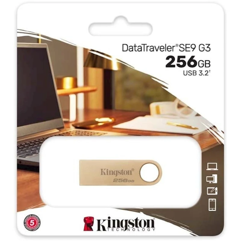 Флешка Kingston DataTraveller SE9 G3 256 GB Gold (DTSE9G3/256GB-N) Флешка Kingston DataTraveller SE9 G3 256 GB Gold (DTSE9G3/256GB-N)