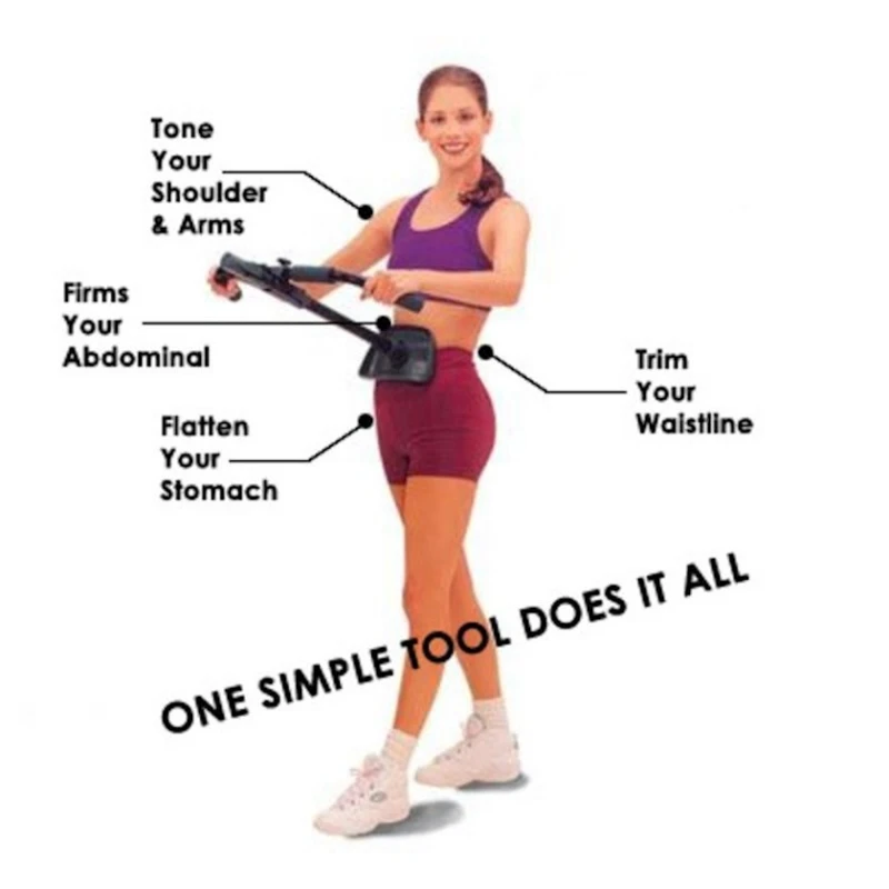 Bədən üçün trenajor Maxi-Trim, qara