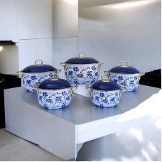 Qazan dəsti Gallery Home GH-000112, 16/20/22/24 см, 10 parça