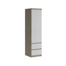 Şkaf Letta, LDSP, bej/ağ, 180x51.5x45 sm