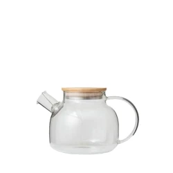 Заварной чайник NH_K8, 800 мл, стекло/дерево, прозрачный Заварной чайник NH_K8, 800 мл, стекло/дерево, прозрачный