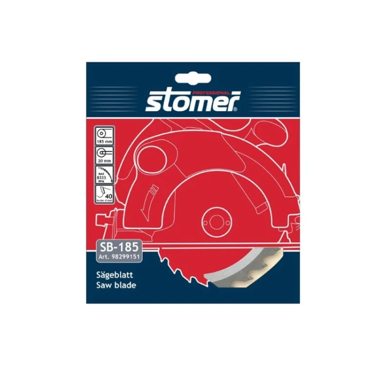 Mişar diski Stomer SB-185, 185x20x2.2 40T Mişar diski Stomer SB-185, 185x20x2.2 40T