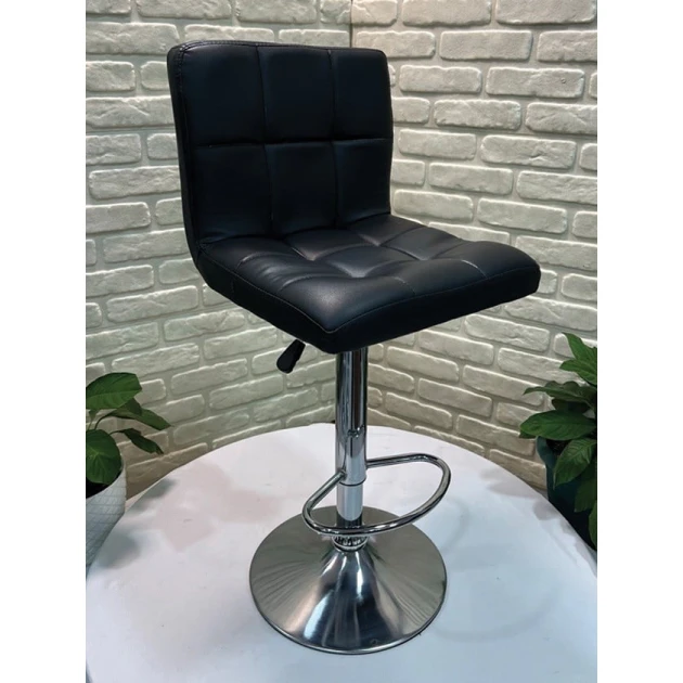 Барный стул P 14, 43х43х105 см, черный